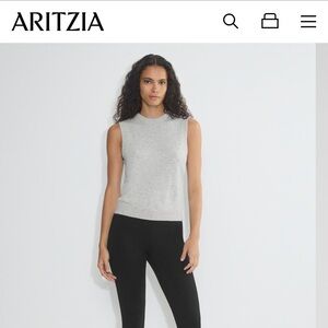 Aritzia cashmere vest